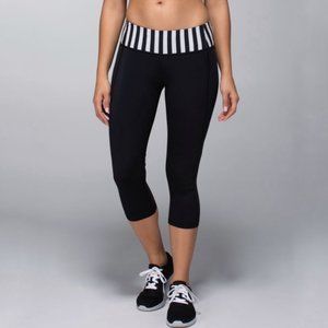 Lululemon running crop pants size 4
